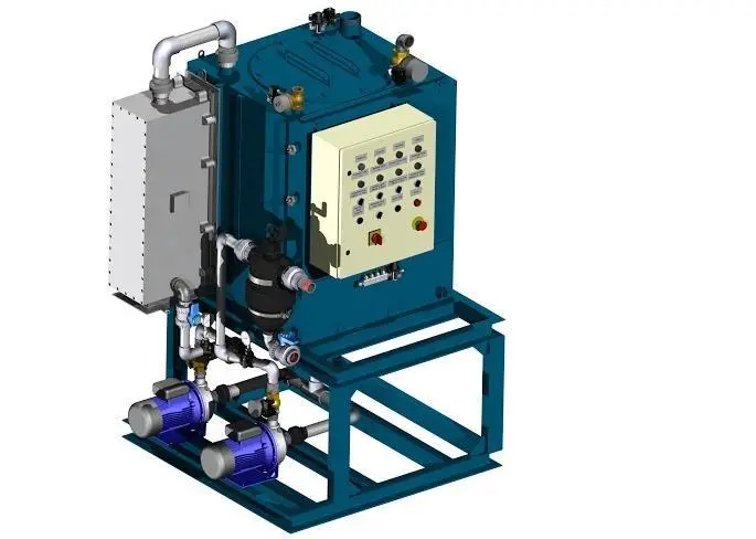 The new electrochemical wastewater treatment plant, Orca IV