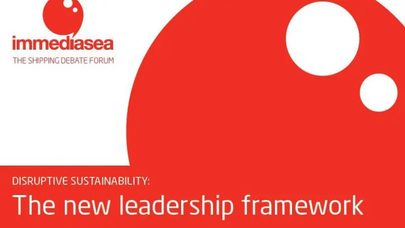 Live coverage of the latest Immediasea forum, on disruptive sustainability, will begin here at 1500 GMT on 29 February 2016