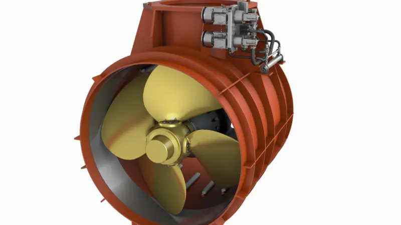 The WTT-40 addresses market requirements for high power transverse thrusters for bow and stern applications
