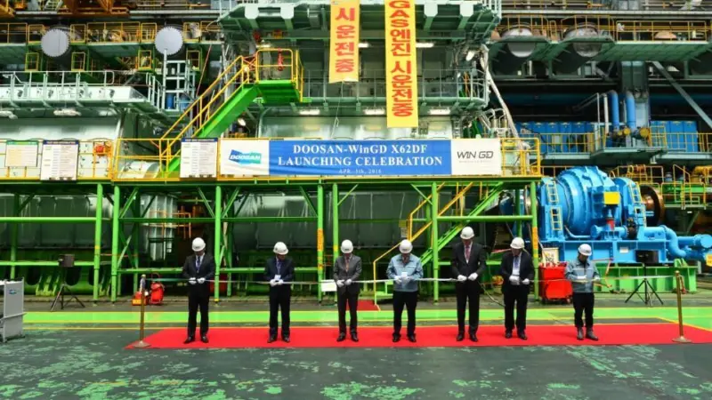 Capex savings of around 15-20% are achievable thanks to the X-62's use of a low-pressure fuel gas handling system, claims WinGD