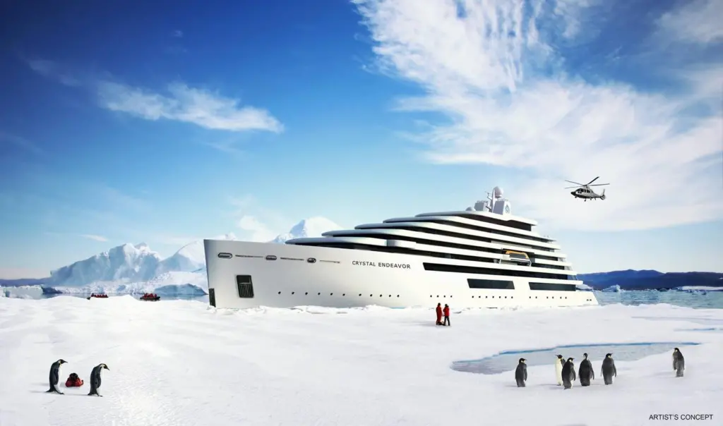 Both Scenic and Crystal are limiting the numbers onboard the polar treks. Image: Crystal