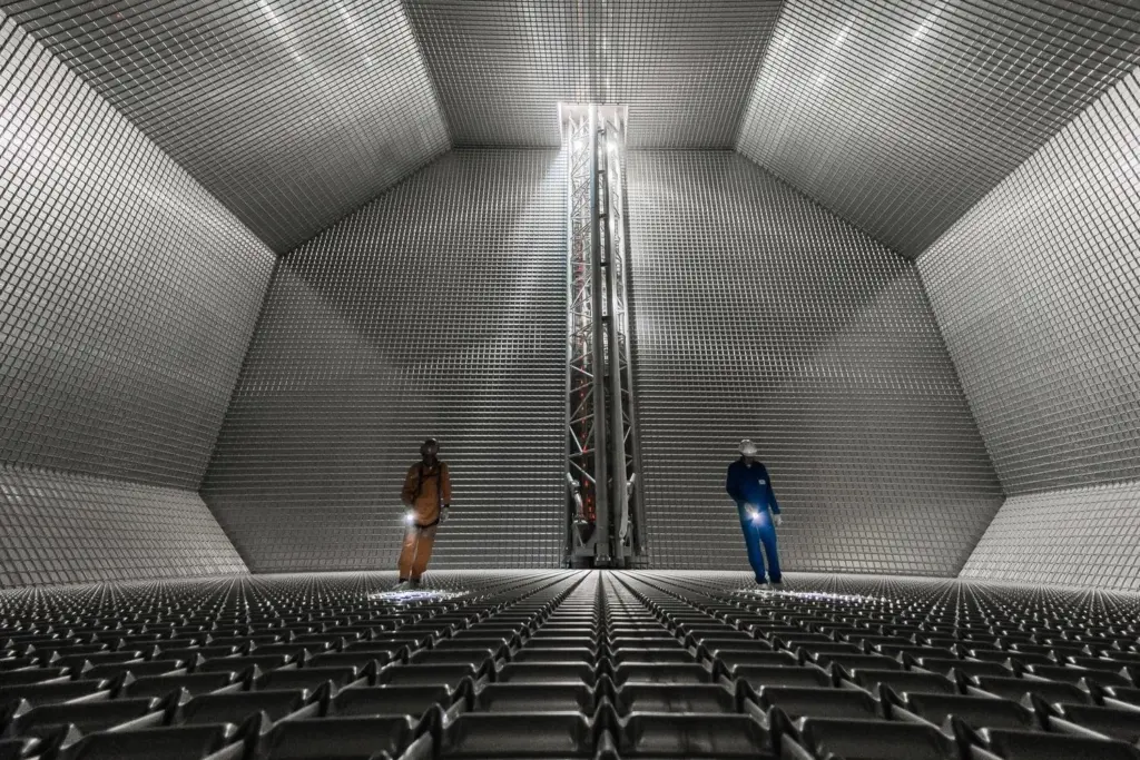 The membrane tank technology is suited for the tight spaces onboard cruise vessels, but the scale of the installation presents challenges