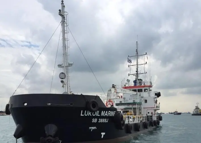 Lukoil Marine has launched a third Singapore supply barge