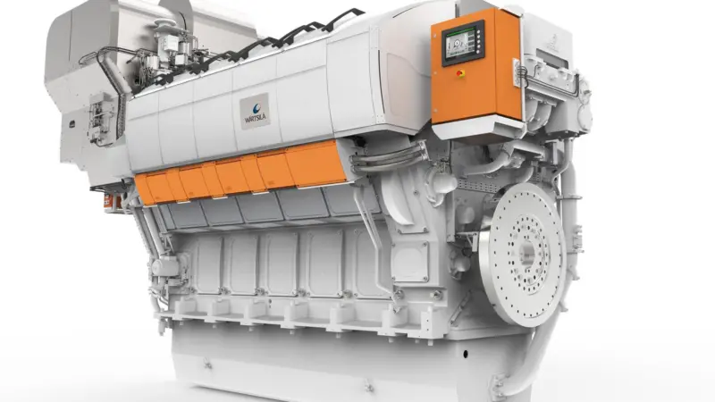 The dual-fuel variant of the new Wärtsilä 31 four-stroke has been proposed as a viable alternative to two-stroke engines for dry bulk carriers