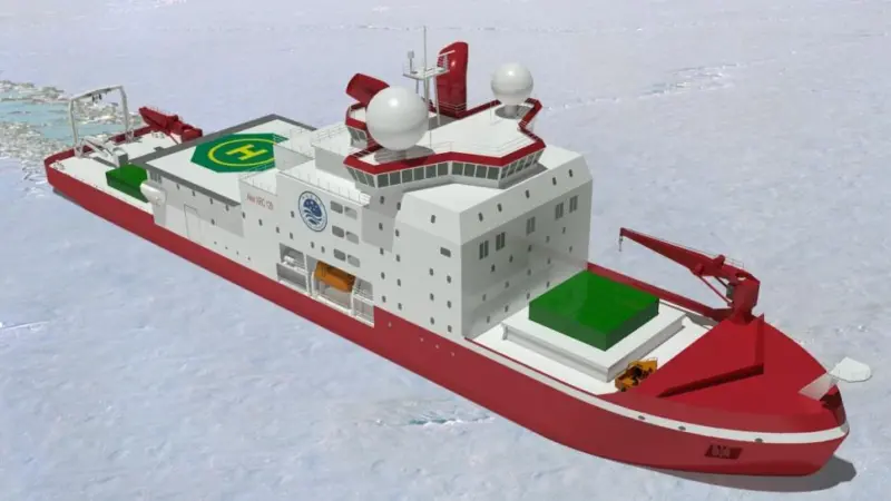 The Polar Research Institute of China ship will be fitted with two Azipod VI units