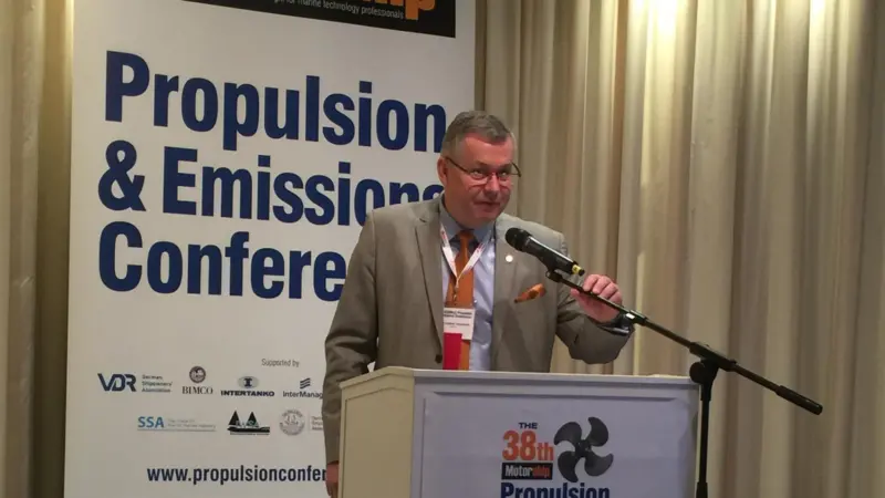 Lars Robert Pedersen, deputy secretary general of BIMCO, kept discussion on track on day two of the conference