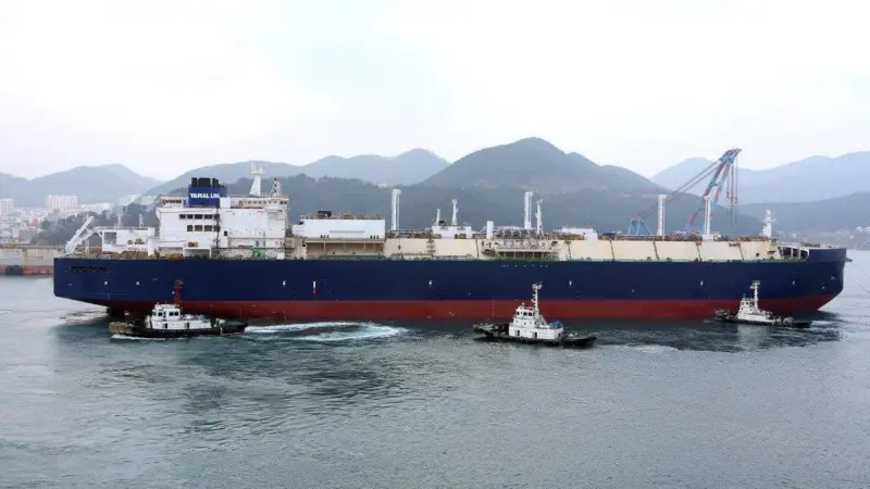 The Daewoo-built 'SCF Yamal', set to open a new chapter in Arctic shipping