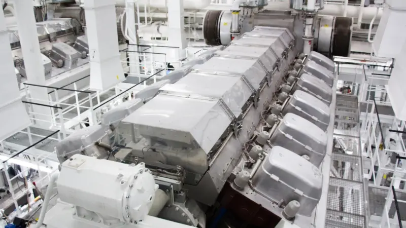 Inside the world's largest cruise ship's engine room