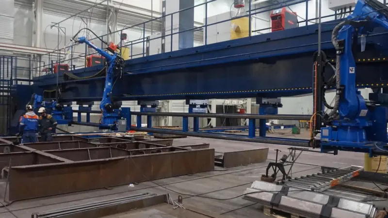 Automation has dramatically reduced welding times for Kleven, enabling a greater volume and complexity of projects
