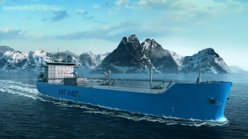 A new, prismatic Type A containment system, the LNT A-BOX, is being used for a newbuild LNG carrier in China