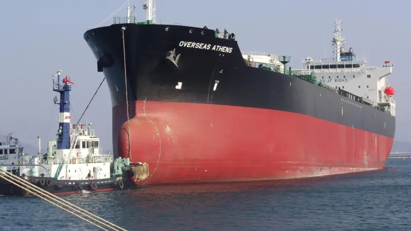 The 50,000dwt product/chemical tanker 'OSG Athens' is one of two vessels being fitted with a 1,500m3/h Balpure electrochlorination plant