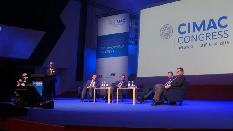 A forward-looking panel of major engine manufacturers, with the shipowner pespective provided by Maersk, concluded CIMAC Congress 2016