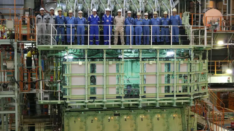 The first ethane-burning Mitsui-MAN ME-GIE engine has been built at Mitsui's Tamano Works