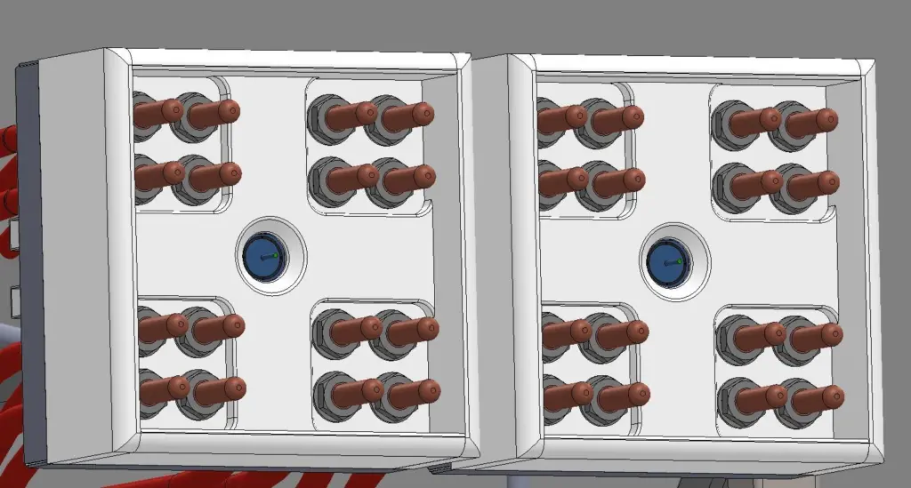 Mobimar’s connectors: the DC-current flows through these pins to the remotely operated counterpart onboard
