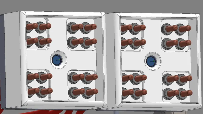Mobimar’s connectors: the DC-current flows through these pins to the remotely operated counterpart onboard