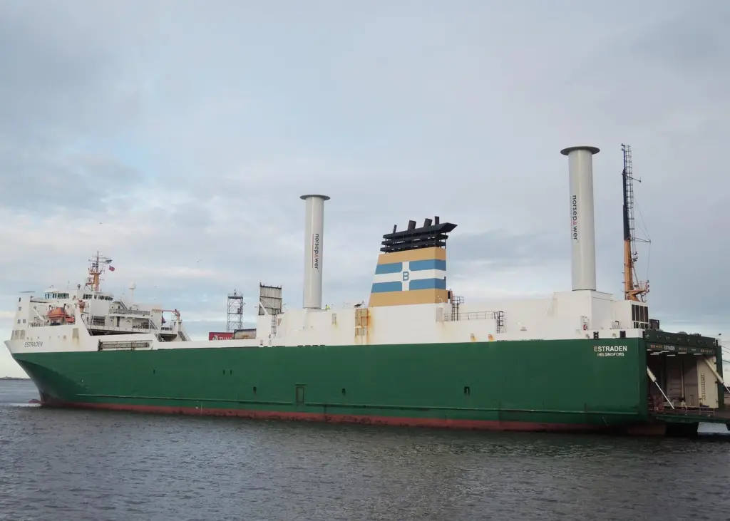 After installing small rotor sails on Bore's 'Estraden', Norsepower will now develop the world's largest rotor sails