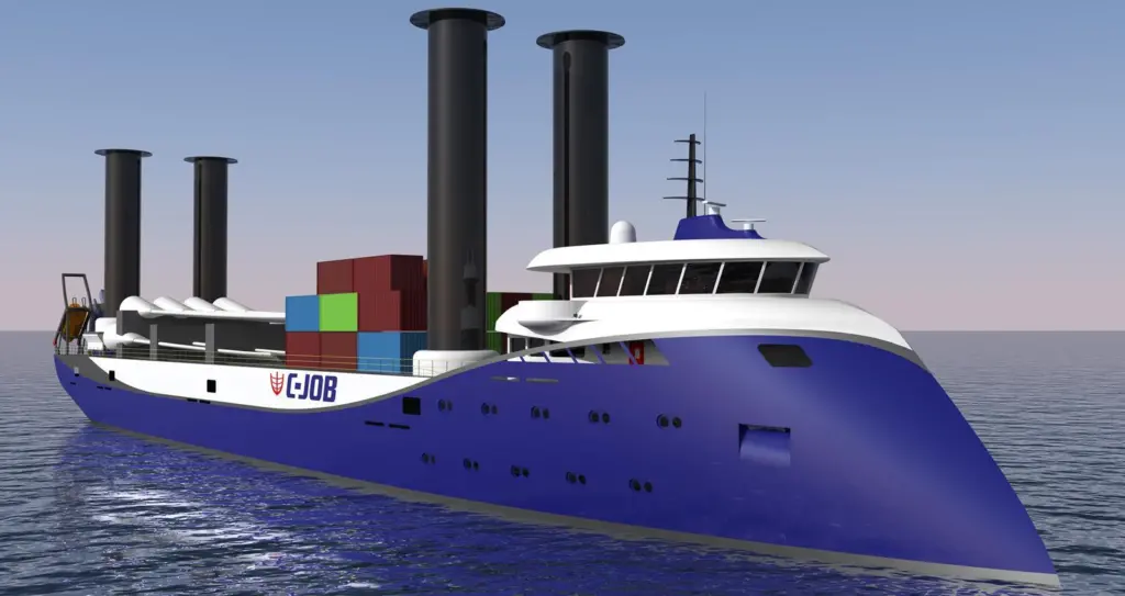 C-Job will design an 8,000dwt version of its Flettner Freighter concept for Dutch company Ameland & Skylge Shipping