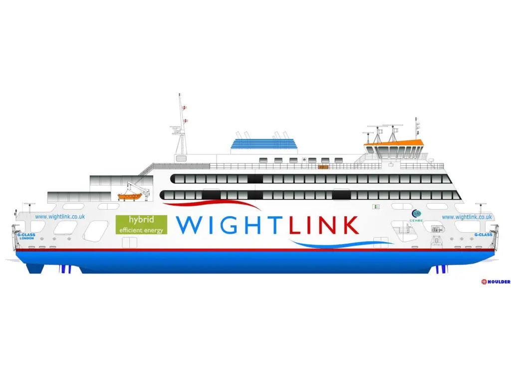 Wightlink's hybrid ferry will employ Corvus' Orca Energy lithium-ion batteries when it enters service in 2018