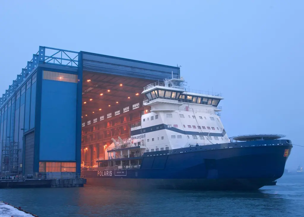 Artech Helsinki has delivered 'Polaris', the world's first LNG-powered icebreaker, to the Finnish Transport Agency