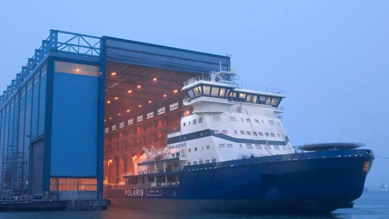 Artech Helsinki has delivered 'Polaris', the world's first LNG-powered icebreaker, to the Finnish Transport Agency
