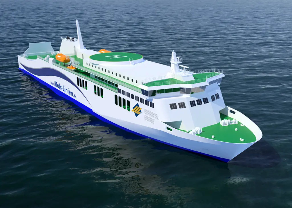The 1,500 lane metre car and passenger ferry will be powered by two Wärtsilä 31 engines