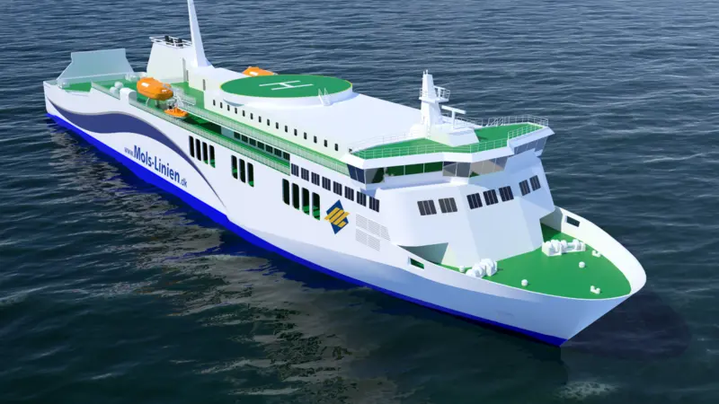 The 1,500 lane metre car and passenger ferry will be powered by two Wärtsilä 31 engines