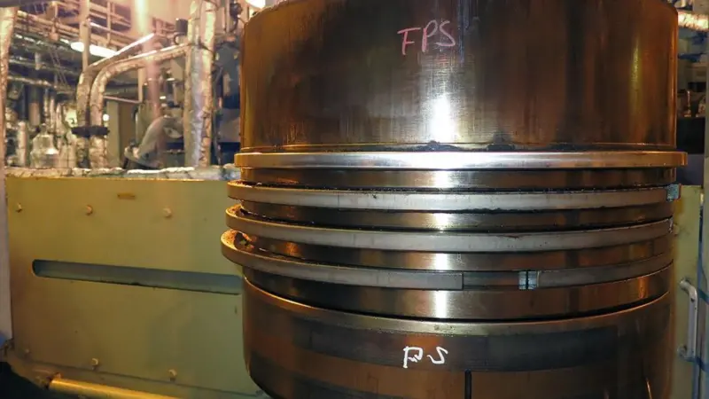 A Wärtsilä piston on Navigo MCL Ultra at end of the trial period