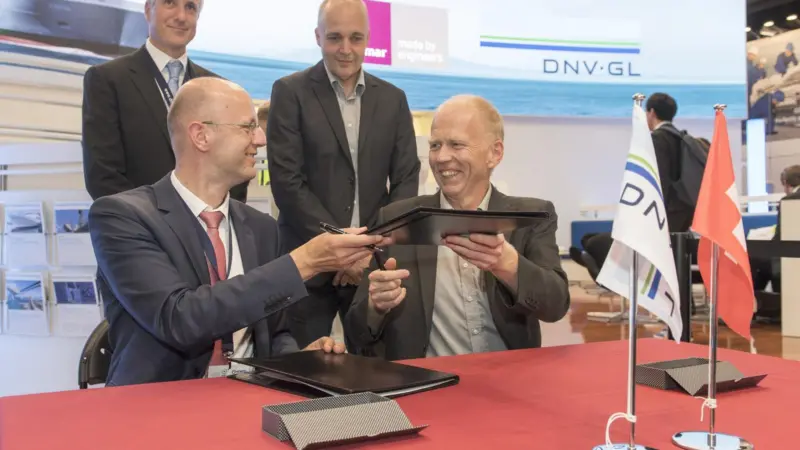 The companies signed a partnership agreement at SMM