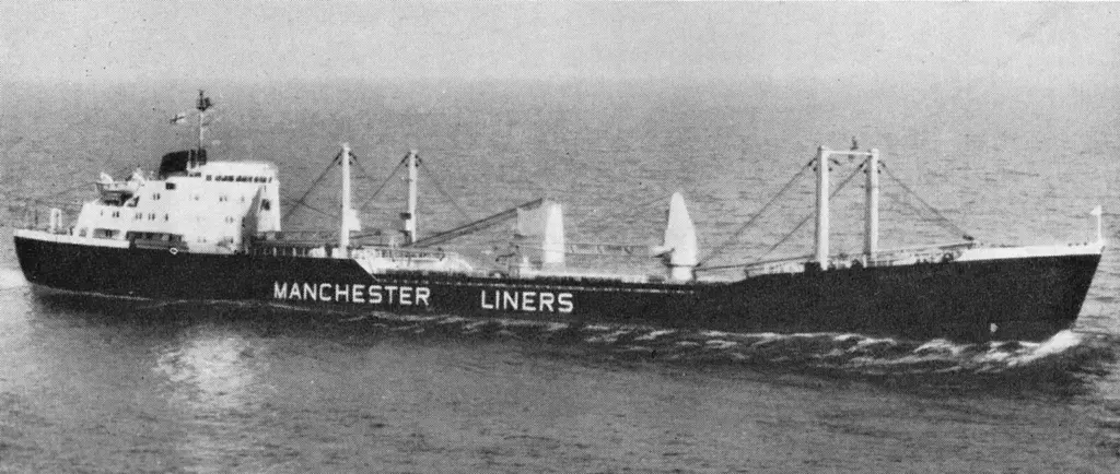 ‘Manchester Port’, the first British ship to be designed for unmanned engine room operation, befitting of the engineers’ professional status