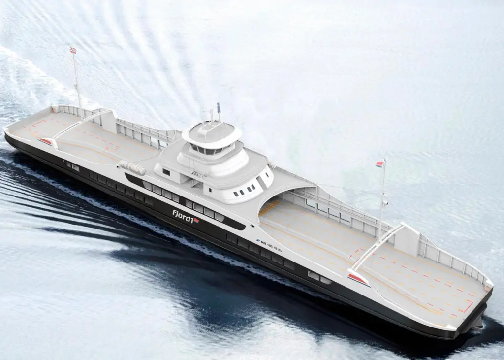 Rolls-Royce will debut its automated crossing system, with captain supervision, on two new battery powered Fjord1 ferries (photo: Multi Maritime)