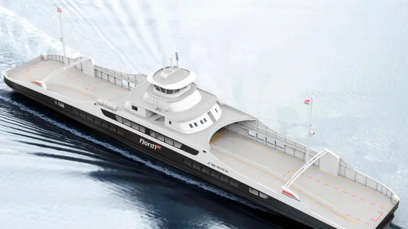 Rolls-Royce will debut its automated crossing system, with captain supervision, on two new battery powered Fjord1 ferries (photo: Multi Maritime)