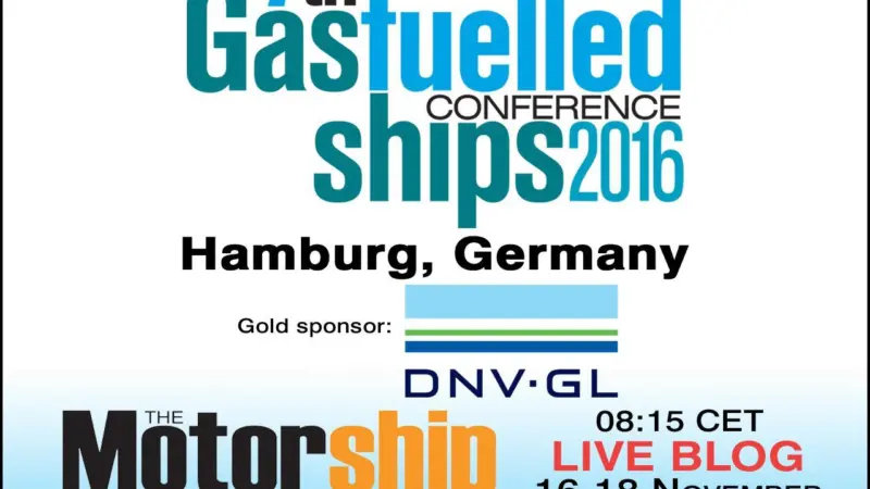 Follow all the action from Hamburg on the Gas Fuelled Ships Live Blog