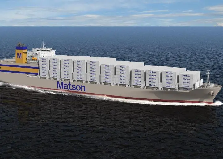 Two 3,500teu con-ros under construction for Matson at NASSCO will be powered by MAN's ME-GI dual-fuelled engines