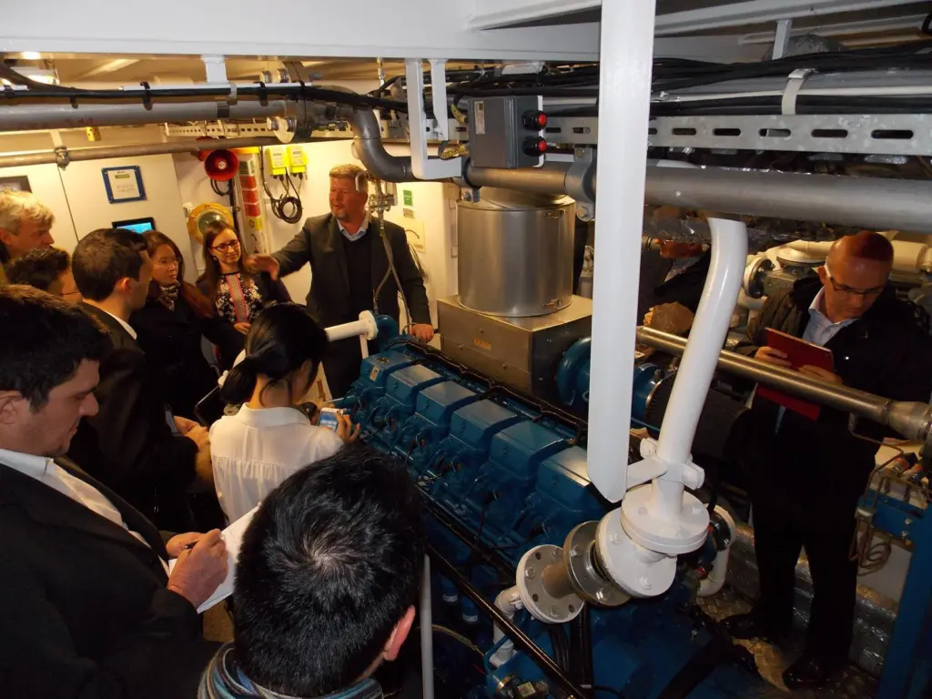 A technical visit to the LNG-fuelled ferry 'Ostfriesland' was a highlight of the conference programme