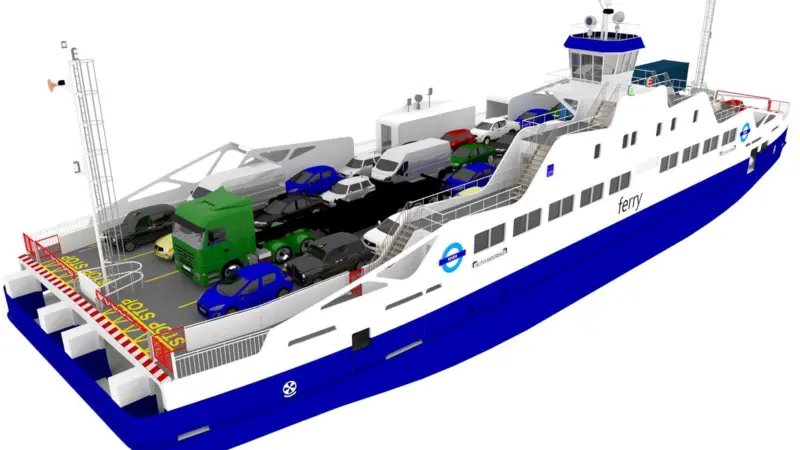 The systems will for two new ferries owned by Transport for London