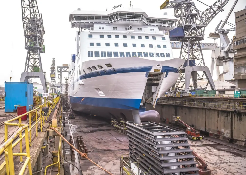 Installation of scrubbers onboard TT-Line RoPAX vessel Peter Pan