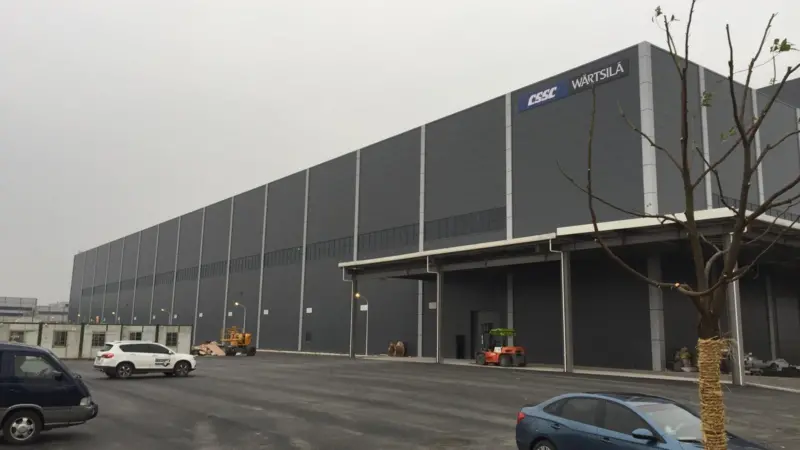 The new factory aims to help China's shipping industry move into the age of LNG fuel