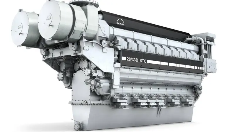 This is the first time that the USCG has ordered MAN 28/33D STC engines