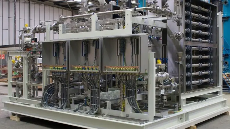 Evoqua was an early pioneer in the development of electro-chlorination systems, its own proprietary solution is Chloropac MGPS