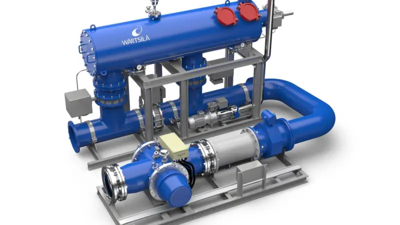 The Wärtsilä Aquarius UV system enables compliance with the BWM Convention