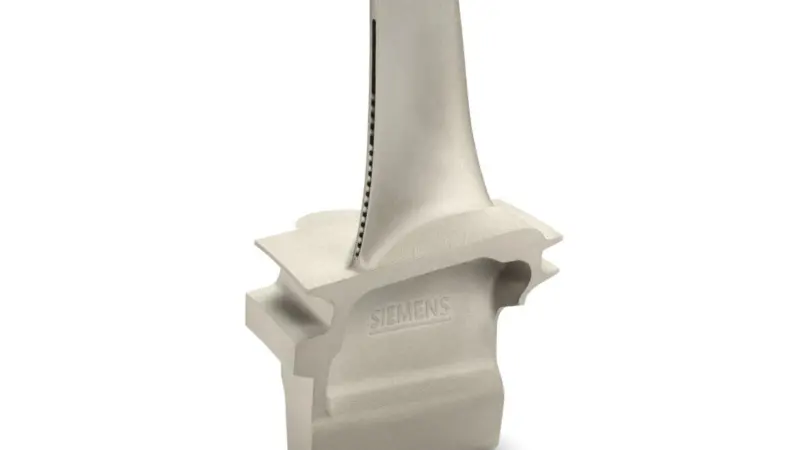 SIemens' additive manufactured turbine blades have been tested at full load on a 13MW industrial gas turbine