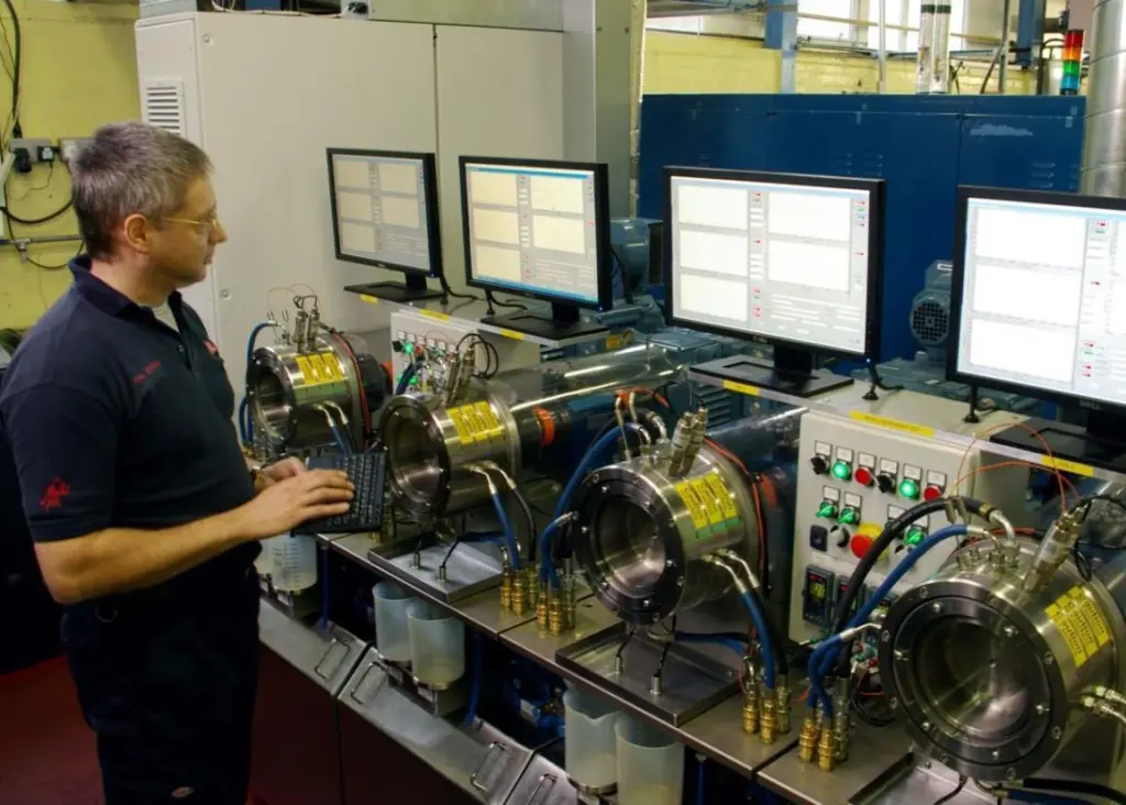 EAL compatibility was tested using a fully computerised, multi-head test rig with continual data logging