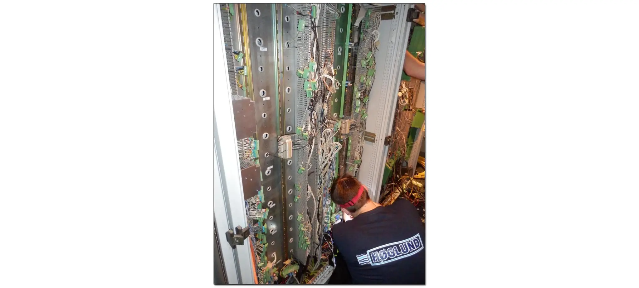Removing old input/output modules during the 'Olympus' retrofit