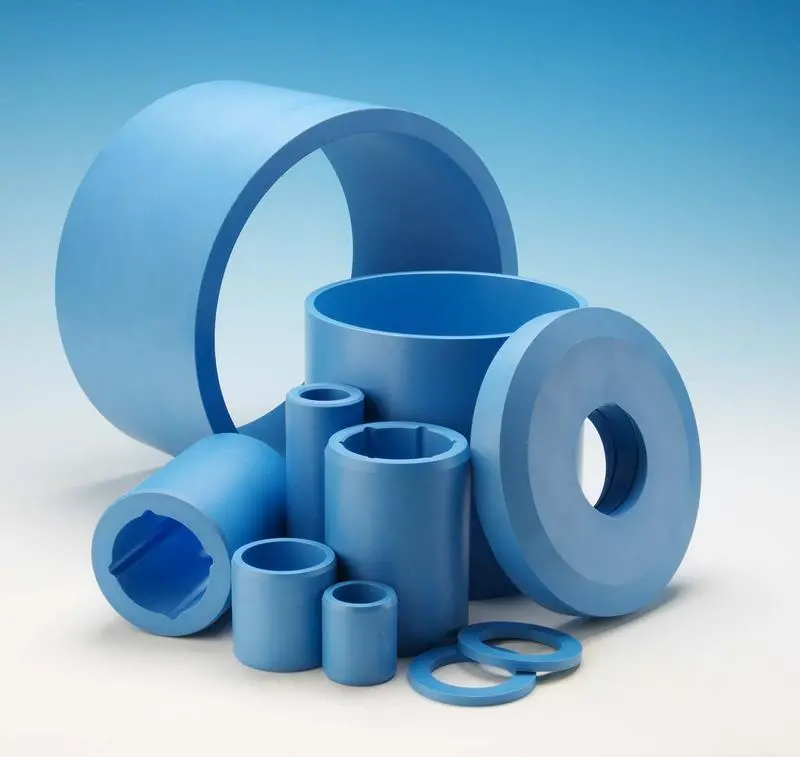The ThorPlas-Blue range of polymer bearings  is capable of operating in temperatures down to -50°C in dry conditions and -10°C in water Photo: Thordon Bearings