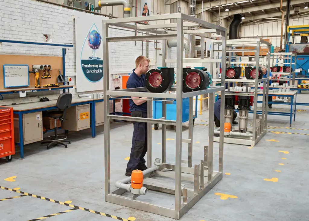 Precision plant: Evoqua has invested in both design and production process to cut lead times for its SeaCure system