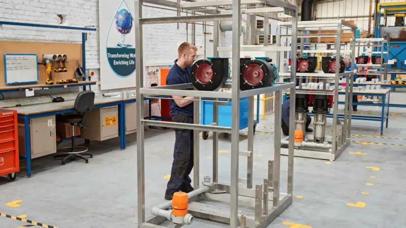 Precision plant: Evoqua has invested in both design and production process to cut lead times for its SeaCure system