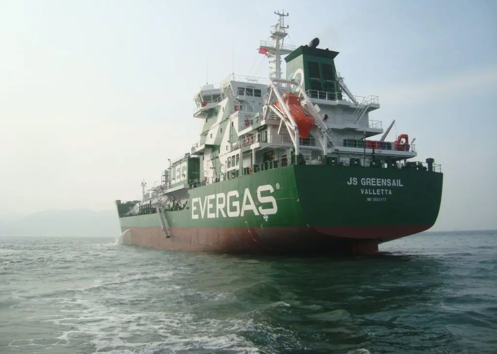 The BOB system will be installed on the EverGas Gas Carrier ‘JS Greensail’
