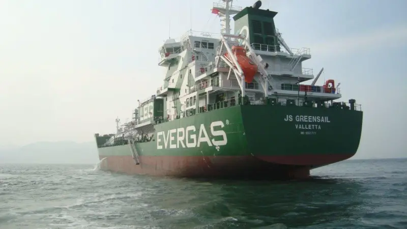 The BOB system will be installed on the EverGas Gas Carrier ‘JS Greensail’