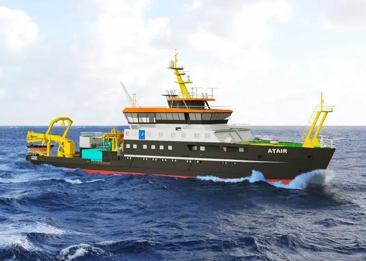 'Atair II' will be the first newbuild to use Kongsberg’s Integrated Research Vessel Concept