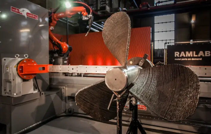 RAMLAB and Autodesk have already built a to-scale propeller and are now targeting class approval with Promarin, Damen and Bureau Veritas